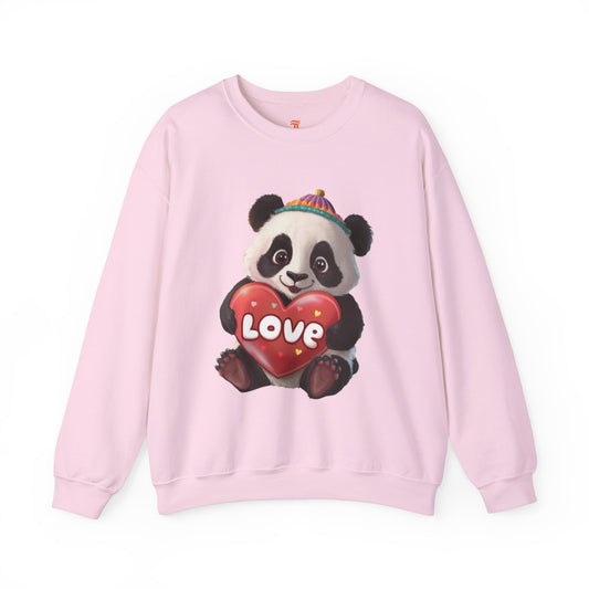Unisex Heavy Blend™ Crewneck Bear Hug Sweatshirt Sweatshirt Light Pink by ingLando