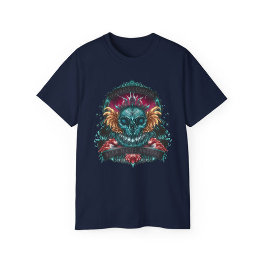 Unisex Demon Theme Ultra Cotton T-Shirt T-Shirt Navy by ingLando