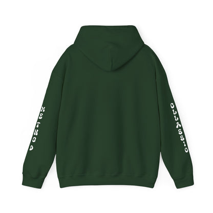 Unisex Heavy Blend Classic Method Hooded Sweatshirt Back Side2 Forest Green