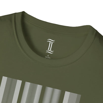 Unisex Softstyle Move Motivational T-Shirt Military Green Collar